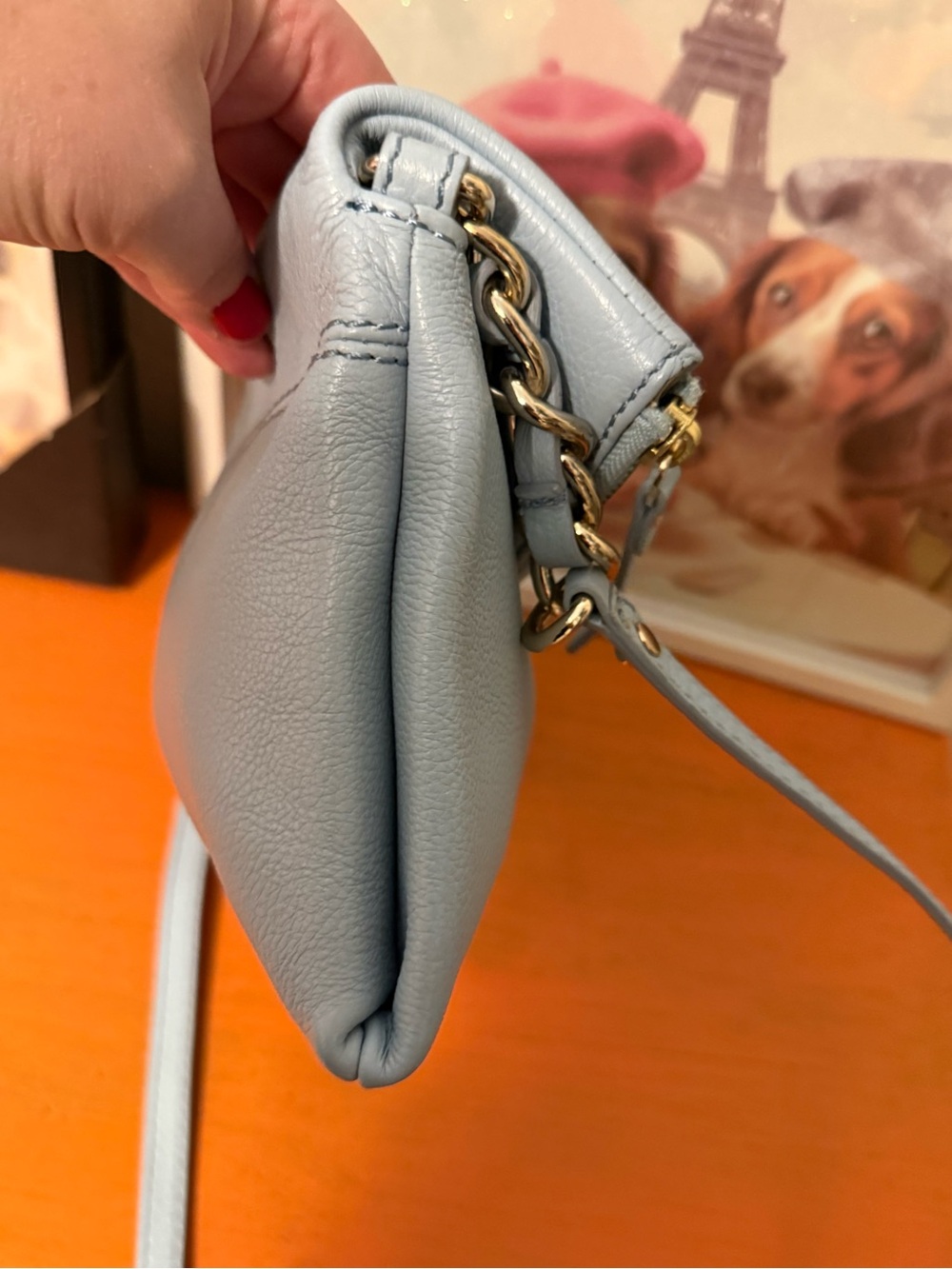 Kate Spade Carson Cobble Hill Foldover Crossbody EUC - Picture 6 of 12